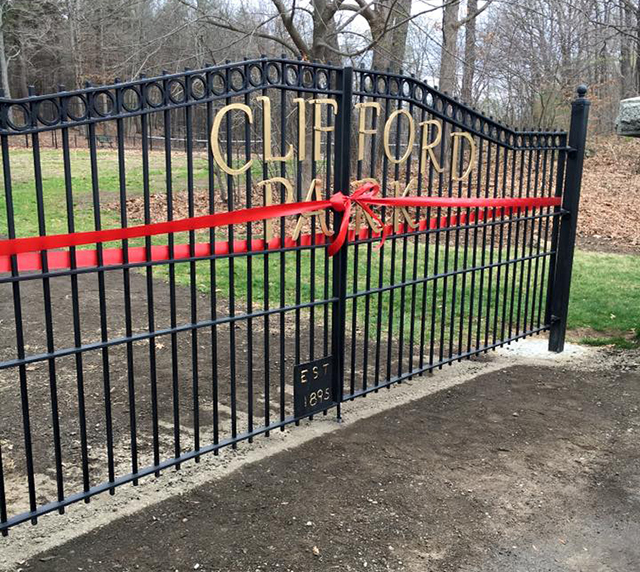 Clifford Park Sign & Gate Dedication