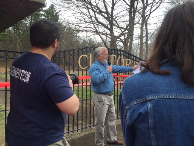 Clifford Park Sign & Gate Dedication