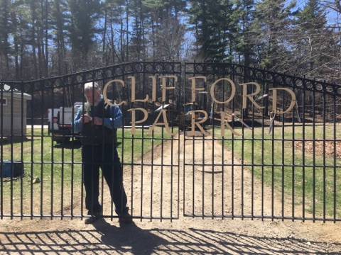 Giving the Gift of the Clifford Park Gate